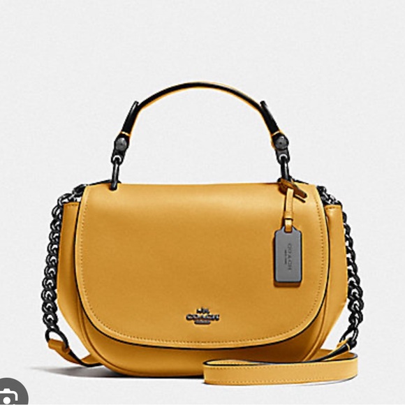 Coach Nomad Top Handle small crossbody Flax NWT 37180 - Picture 5 of 9